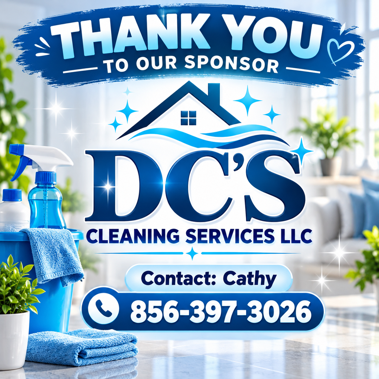 DC’s Cleaning Services LLC sponsor graphic